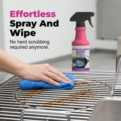 🏆 Last Day Special Price🎁Fast-Acting Heavy-Duty Grill Degreaser Spray🍢💦