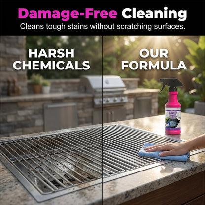 🏆 Last Day Special Price🎁Fast-Acting Heavy-Duty Grill Degreaser Spray🍢💦