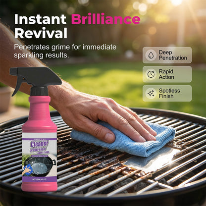 🏆 Last Day Special Price🎁Fast-Acting Heavy-Duty Grill Degreaser Spray🍢💦
