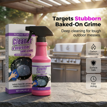 🏆 Last Day Special Price🎁Fast-Acting Heavy-Duty Grill Degreaser Spray🍢💦
