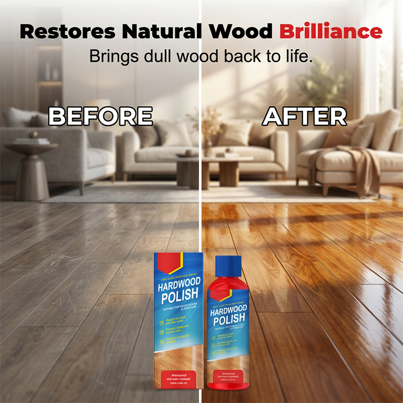 ✨ Restore & Protect Your Wood Floors – 🏠Instant High-Gloss Shine for Home Surfaces!🛡️