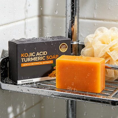 ⏰OUTDR™3PCS Turmeric Soap,Deep cleansingSoap,Moisturizing Soap For Face &Body,Body wash & Soap For Women& Men