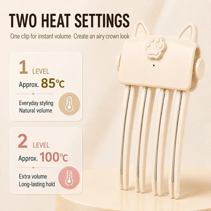 ✨ AEXZR® Heated Volumizing Root Clip – Instant Lift for Fine, Flat Hair