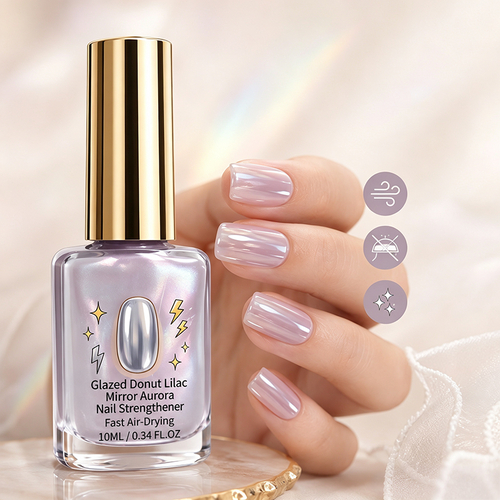 AEXZR®🔥Last Day Buy 1 Get 1 Free $25.99 Each🔥💜✨Lilac Glossy Mirror Nail Strengthener