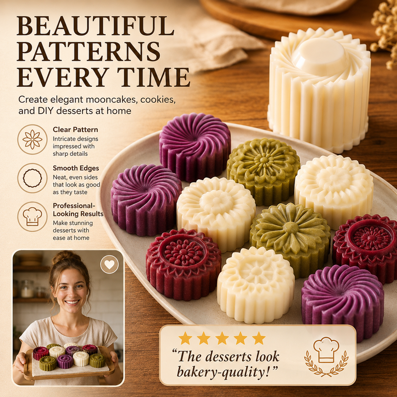 ⚡⚡⚡LAST 44 PCS LEFT!!! 🏆 Bake Like a Pro | 2-in-1 Creative Pastry Mold for Flawless & Easy Desserts ✨