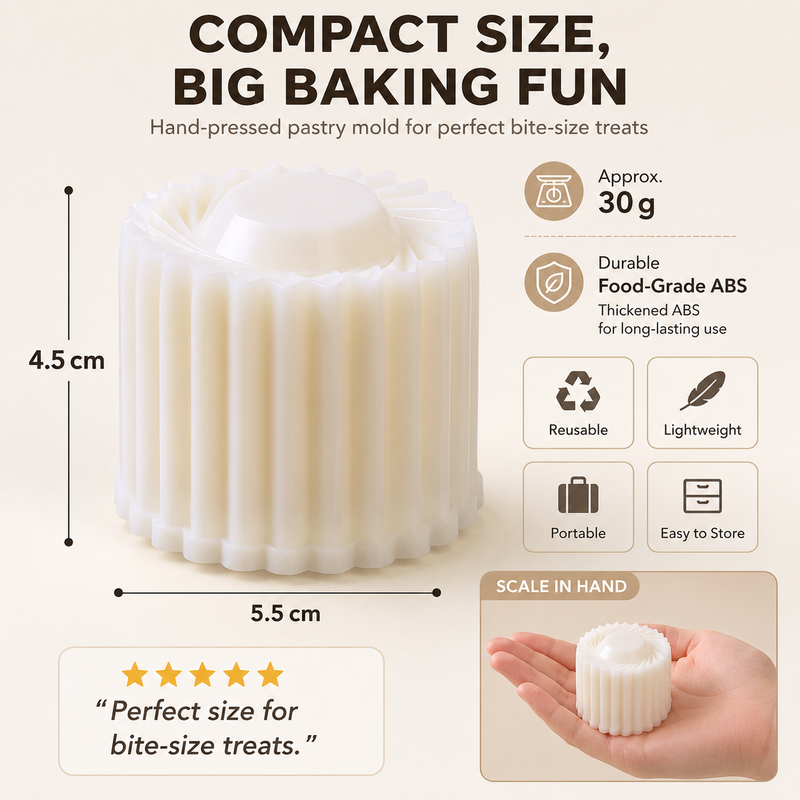 ⚡⚡⚡LAST 44 PCS LEFT!!! 🏆 Bake Like a Pro | 2-in-1 Creative Pastry Mold for Flawless & Easy Desserts ✨